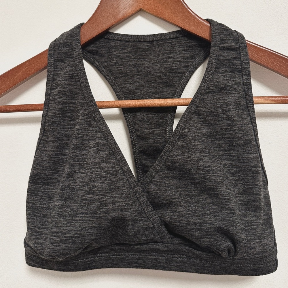 Celestial Bodiez Heather Gray Sports Bra SIZE S